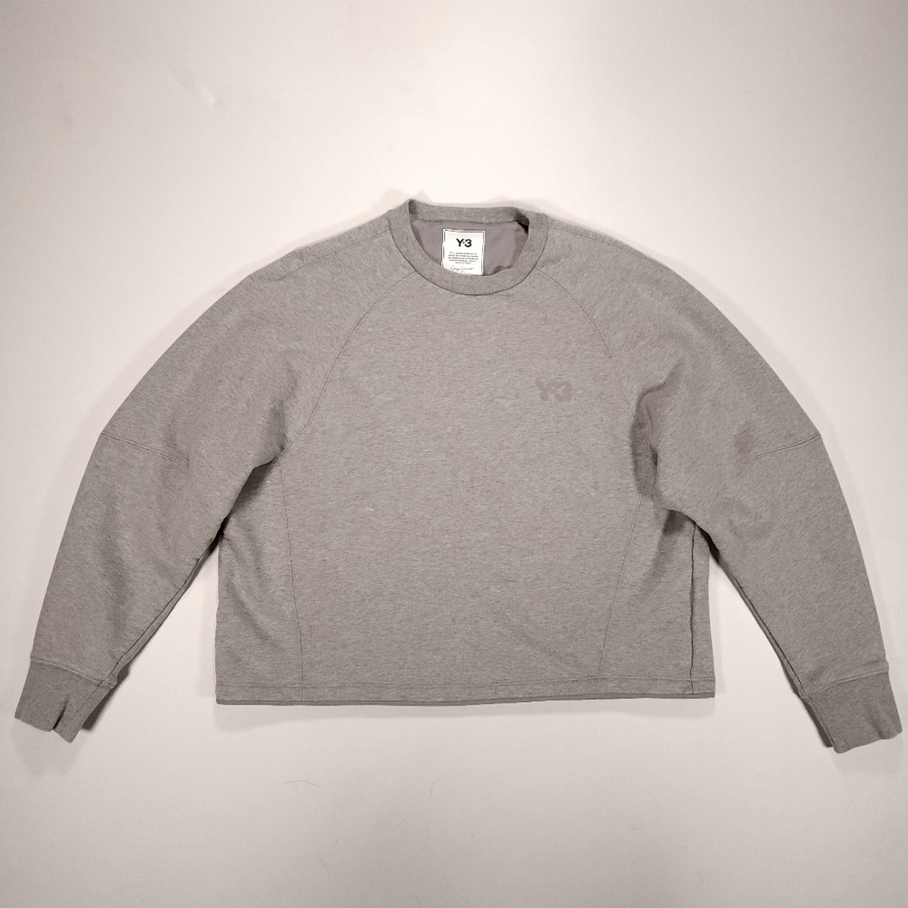 Adidas Y-3 Yohji Yamamoto Women's Crewneck Sweatshirt Size S Oversized GUC!